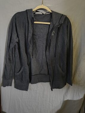 Victoria's Secret Charcoal Gray Zip Hoodie
